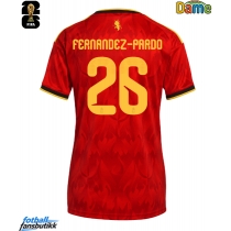 Belgia Matias Fernandez-Pardo #26 Hjemmedrakt Dame VM 2026 Kortermet